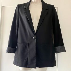 H&M black blazer size 4